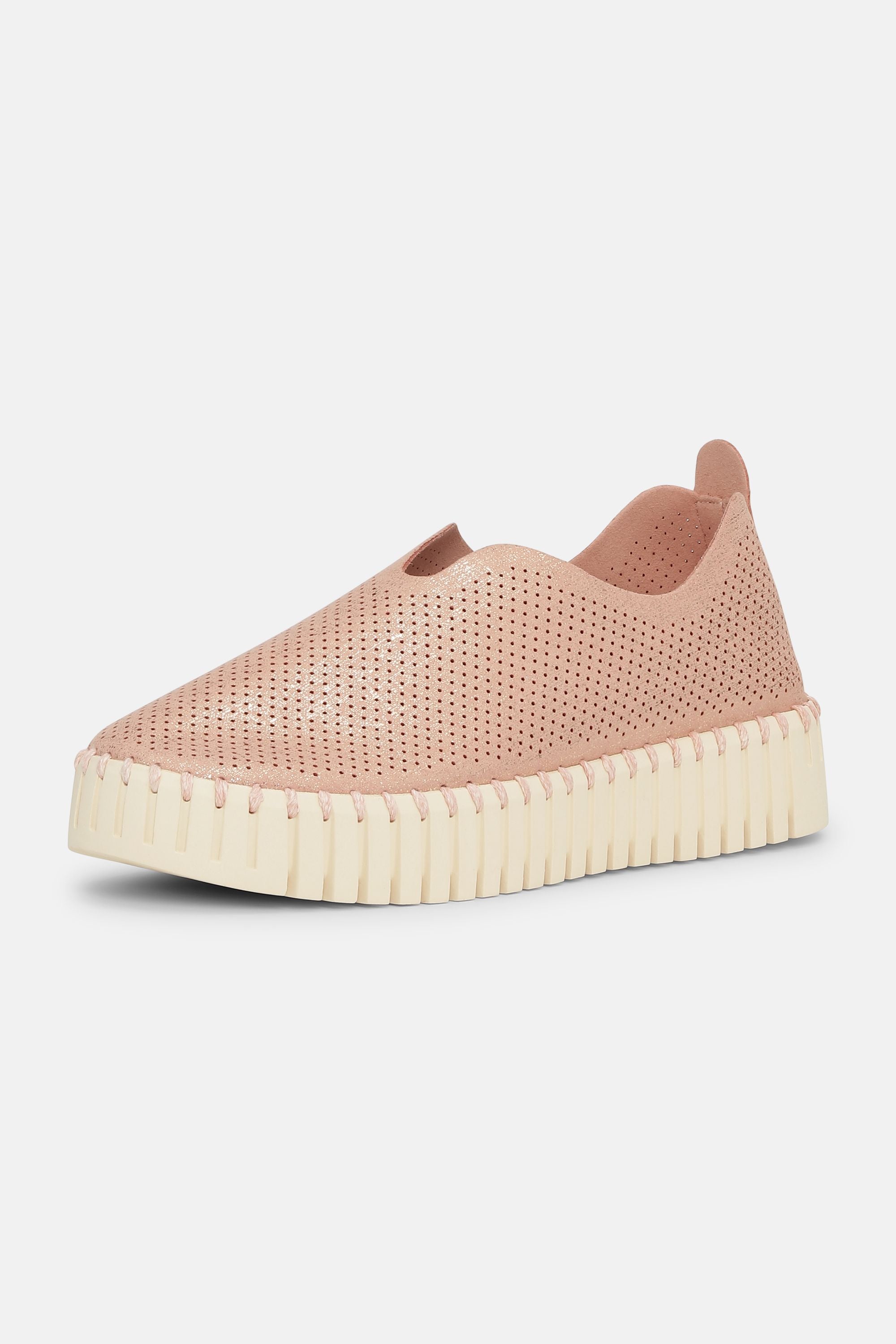 Tulip Zapatos con Plataforma Brillo - Adobe Rose Pearled Ivory